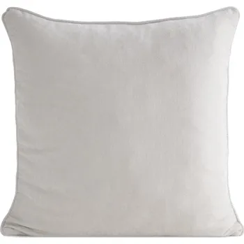 Povlak na polštářek Dekorační povlak na polštář VANI z žinylkové látky v platinové barvě 45 x 45 cm