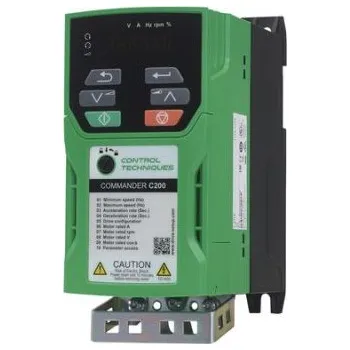 Frekvenční měnič Měnič kmitočtu 1,5 kW 0 → 550Hz 7,5 A 200 → 240 V IP20 Control Techniques C200