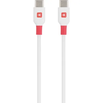 Datový kabel Skross Kabel USB-C USB 2.0 USB-C® 2.00 m bílá SKCA0020C-C200CN