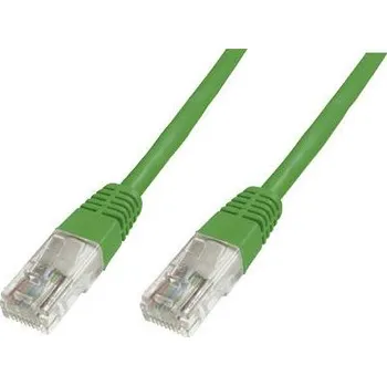 Datový kabel Digitus DK-1511-050/G RJ45 síťové kabely, propojovací kabely CAT 5e U/UTP 5.00 m zelená UL certifikace 1 ks