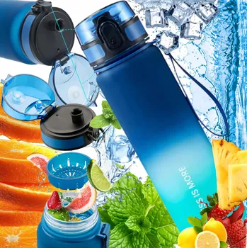 Láhev LAHEV NA PITÍ LÁHEV NA VODU 500 ML PRO FITNESS POSILOVNY PILATES JÓGA TRÉNINK DOMA