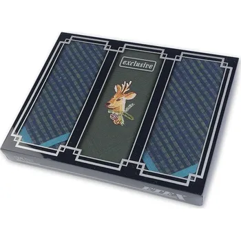 Pánský kapesník / dárková kazeta, střední, 45 viz foto srnec