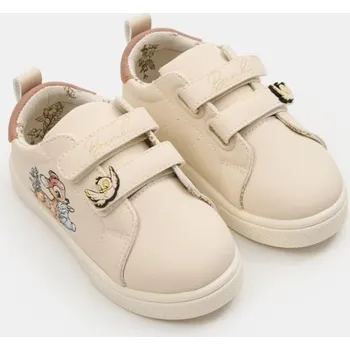 Dívčí mikina Sinsay - Tenisky na suchý zip s potiskem uvnitř Bambi - béžová - 337GW-08X - 337GW-08X-24