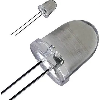 Polovodič TRU COMPONENTS 1556866 LED s vývody bílá kulatý 10 mm 80000 mcd 20 ° 30 mA 3.6 V