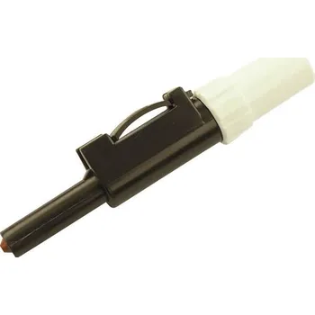 Krokosvorka Hirschmann Test a Measurement SLS 10 B laboratorní zástrčka zástrčka, rovná Ø pin: 4 mm bílá 1 ks