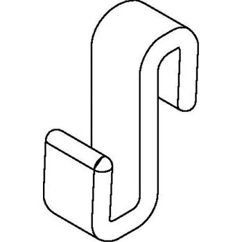 Držák na ručník Háčky na ručník Kermi Diga HHHHH čiré 5 ks