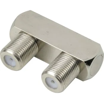 Elektrická zásuvka Renkforce 0403444 F spojka U forma Připojení kabelu: F zásuvka, F zásuvka 1 ks