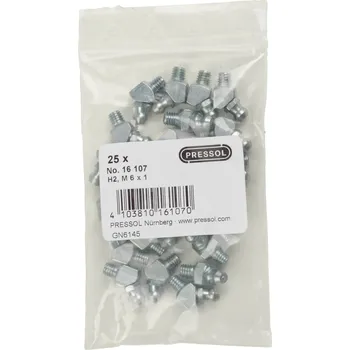 Závitová tyč Pressol Kuželový vsuvka H2-45°, M 6 x 1-VZ-VK 25 ks