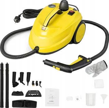 Parní čistič PARNÍ ČISTIČ 2000 W S PARNÍM MOPEM + BOHATÁ SADA PŘÍSLUŠENSTVÍ
