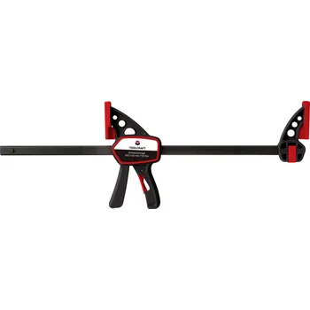 Truhlářská svěrka Jednoruční svěrka 300 x 60 mm 750 Nm TOOLCRAFT TO-4986714 Rozpětí (max.):300 mm Vnější délka: 436 mm Délka vyložení:63 mm