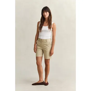 Dámské kraťasy ŠORTKY GANT CHINO SHORTS OAT BEIGE
