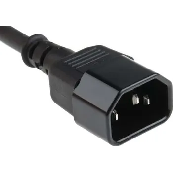 Napájecí kabel Napájecí kabel 5m barva Černá C13, IEC ke konektoru C14, IEC RS PRO IEC 60320 C14 IEC 60320 C13