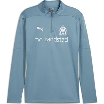 Dámská mikina PUMA Pánská tréninková fotbalová mikina Olympique de Marseille PUMA XS BÉŽOVÁ|MODRÁ