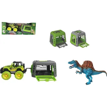 Dětské zboží Mac Toys Jeep s přívěsem a dinosaurem