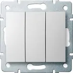 Kanlux LOGI Trojitý vypínač - č. 3 - bílá 25076