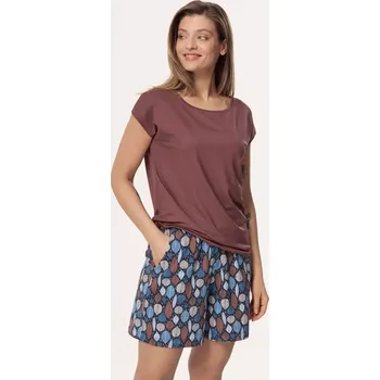 Pánské pyžamo Pyžamo Matilda. Hnědá L