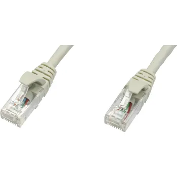 Datový kabel Telegärtner 100008394 RJ45 síťové kabely, propojovací kabely CAT 5e U/UTP 2.00 m šedá samozhášecí 1 ks