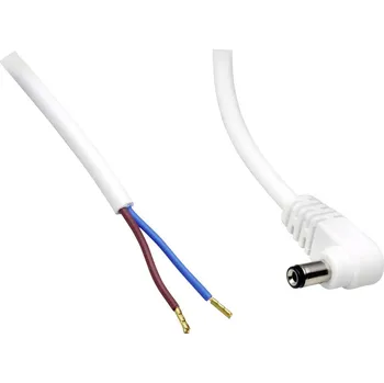 elektrický kabel BKL Electronic 075194 nízkonapěťový připojovací kabel nízkonapěťová zástrčka - kabel s otevřenými konci 5.50 mm 2.10 mm 0.50 m 1 ks