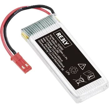 RC vybavení Reely RE-7853490 akupack Li-Pol (modelářství), 3.7 V, 900 mAh, články 1, 25 C, Softcase, BEC