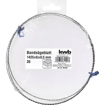 kwb 081502 Pilový pás, 1425 x 6x 0,65, Z6, dřevo 1 ks