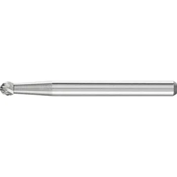 Fréza PFERD TOOLS 21211083 frézovací kolík , tvrdokov, koule, 3 mm, Délka 33 mm, Vnější Ø 3 mm, Pracovní délka 2 mm, Ø hřídele 3 mm, 1 ks