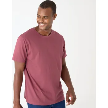 Pánské oblečení Sada 3 triček s kulatým výstřihem a krátkými rukávy růžová+tmavá růžová+béžová 97/106