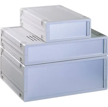 Bopla ULTRAMAS UM62009L plus 2X FP60009 pouzdro na stůl (š x v x h) 290.9 x 62.2 x 199 mm ABS světle šedá 1 ks