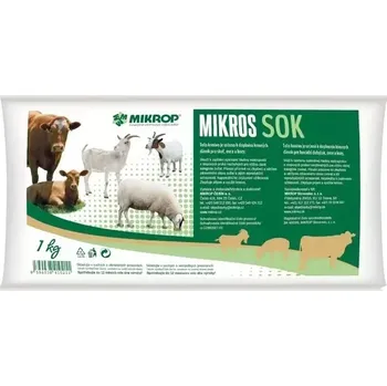 Chov hospodářského zvířete Výprodej - Mikros SOK 1 kg - Doplňková minerální směs