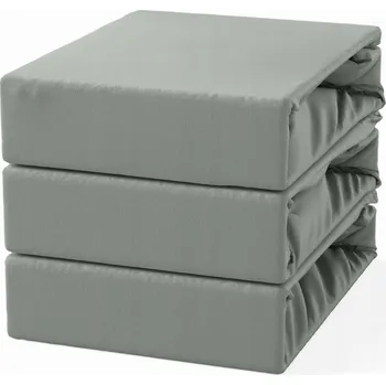 Prostěradlo Prostěradlo s Gumou 140x200 Froté Šedé Ocelové