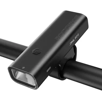 Cyklosvítilna Přední světlo na kolo Rockbros 24710012001 800 lm + kabel USB-C - USB-A - černé