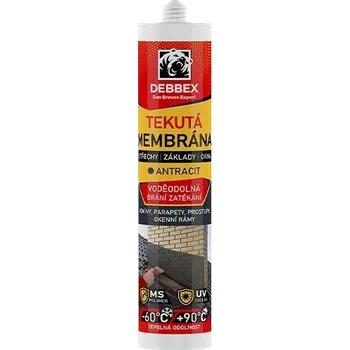 Penetrace Tekutá membrána DEBBEX antracitově šedá 290ml