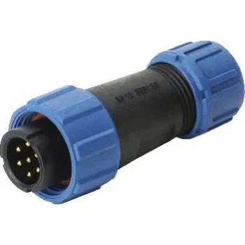 Deltron Connectors DELKSP1310/P4I kulatý konektor DIN, 1 ks