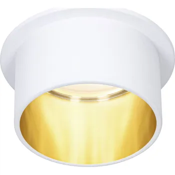 Bodové svítidlo Paulmann 93380 Gil LED vestavné svítidlo LED pevně vestavěné LED 6.5 W bílá (matná), zlatá