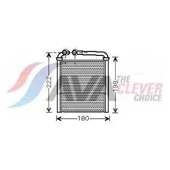 Výměník tepla Výměník tepla, vnitřní vytápění AVA VNA6256