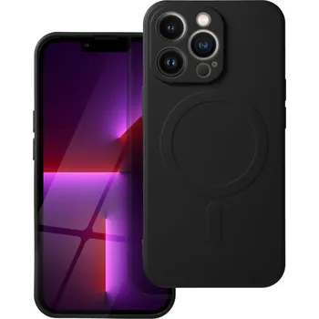 Náhradní kryt pro mobilní telefon Kryt Silikonové kryt Mag Cover s MagSafe Samsung Galaxy A37 Black