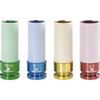 Sada nářadí TOOLCRAFT sada zástrčných klíčů , 1/2, 4dílná, 821580