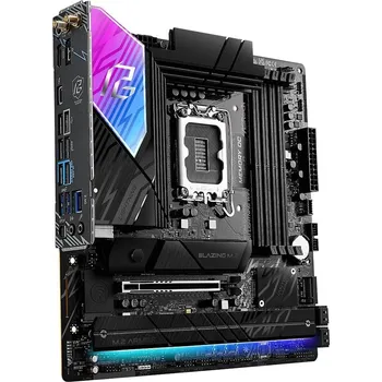 Základní deska ASRock B860M Lightning WiFi / Intel B860 / LGA1851 / 4x DDR5 / 4x M.2 / HDMI / DP / Thunderbolt 4 / WiFi / mATX