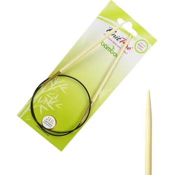 Nástroj na niť a příze Kruhové jehlice KnitPro Bamboo 60 cm 4 mm