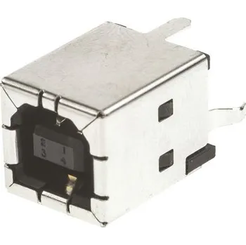 USB hub Konektor USB typ B, Průchozí otvor, Samice, počet portů: 1 Port, orientace těla: přímý