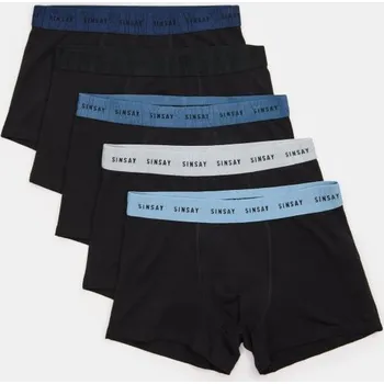 Pánské spodní prádlo Sinsay - Bavlněné boxerky, 5 balení - černá - 217GW-99X - 217GW-99X-L
