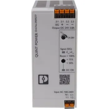 spínaný zdroj Napájecí zdroj 90W, počet výstupů: 1 přepínací režim 3.8A, výstup: 24V dc