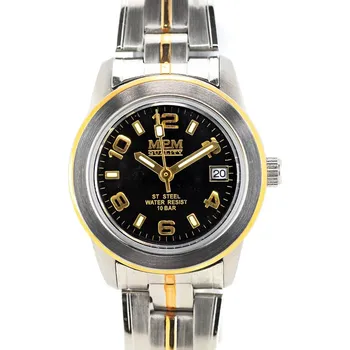 Hodinky Dámské hodinky MPM Quality W02M.10402.A - ocelové pouzdro - černý ciferník