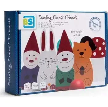 Dřevěná hračka Sada kuželek BS Toys GA355