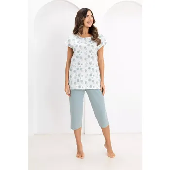 Pánská móda DÁMSKÉ PYŽAMO 730 W/26 zelená M