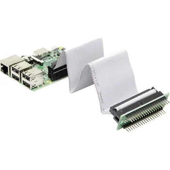Elektrická zásuvka Joy-it RB-CON plus 01 GPIO kabel Raspberry Pi® [40x GPIO zásuvka - 40x GPIO zásuvka, GPIO zástrčka] 15.00 cm šedá