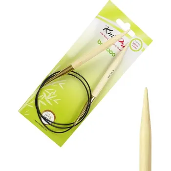 Nástroj na niť a příze Bambusové kruhové jehlice KnitPro Bamboo 80 cm 8 mm
