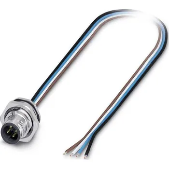 Phoenix Contact SACC-DSI-M12MS-4CON-M16/0,5 vestavný zástrčkový konektor pro senzory - aktory, 1419629, piny: 4, 0.50 m, 1 ks