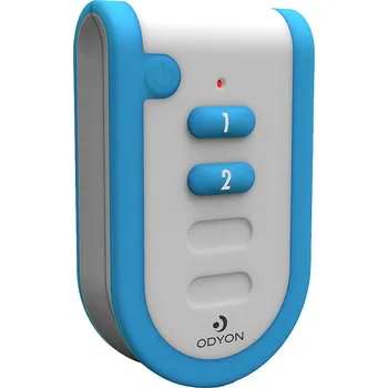 Domovní zvonek m-e modern-electronics Odyon ODYON pro HS-2 3 V bezdrátový ruční vysílač, Dálkové ovládání s kontrolou příjmu 2kanálový Max. dosah 1000 m