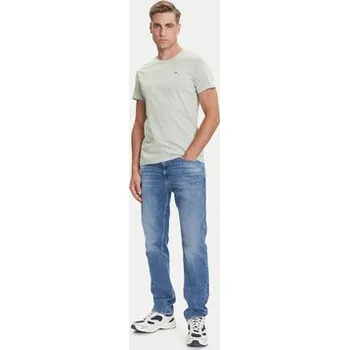 Tommy Jeans T-Shirt DM0DM04411 Zelená Slim Fit XXL