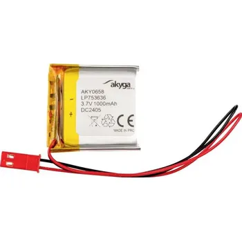 Akyga LP753636 Akupack x Speciální akumulátor Li-Pol 3.7 V 1000 mAh